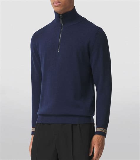 burberry jogging suits|Burberry quarter zip sweater.